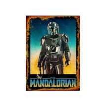 Bedeko Mandalorian Hediyelik Ahşap Tablo 35 Cm X 50 Cm