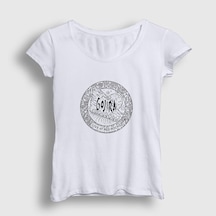 Presmono Kadın Red Rocks Gojira T-shirt Beyaz