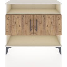 Arges Şifonyer 3 Raflı 2 Kapaklı 88x30x80 Aytaşı-çam Aytaşı