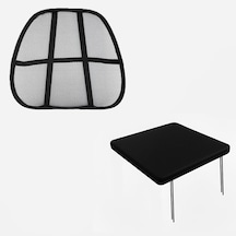 Tr 2in1 Set İpli Oturma Minderi + Ortopedik Sırt Bel Minderi Al5383 Diğer
