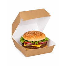 Hamburger Kutusu Natural 15x15x8cm 100 Adet