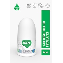 Siveno %100 Doğal Roll On Beyazlatıcı Etkili Deodorant Ter Kokusu Önleyici Bitkisel Leke Bırakmayan Vegan 50 ML