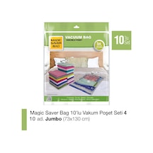 Magic Saver Bag 10'Lu Jumbo Vakumlu Poşet Seti 4