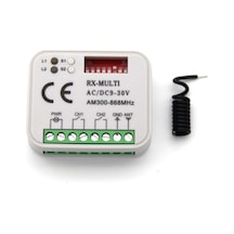 Lz-068 Garaj Kapısı Döner Kod Sabit Kod Çok Frekanslı Uzaktan Kumanda Alıcı Anahtarı