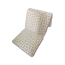 Katlanır Sünger Yatak 70x180x6cm Krem Labirent Minder Yatak Fermuarlı