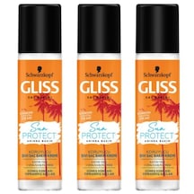 Gliss Sun Protect Güneş Sonrası Koruyucu Sıvı Saç Bakım Kremi 3 X 200 Ml