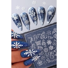 İnce Nail Art Silikon Kalıp 3d Nail Art Desen Kalıbı, Tırnak Süsleme Desen Charm Tırnak Çarm 101