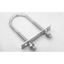 U Civata, Karşılık Demiri + Somunlu - M8x35 - 2 Set 0.45 CM