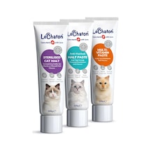 Kısırlaştırılmış Kedi İçin Tüy Sağlığı Ve Vitamin Seti, Malt Paste - Sterile Paste - Multi Past
