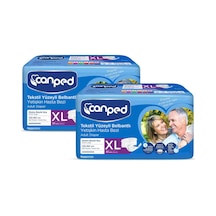 Canped Tekstil Yüzeyli Belbantlı Yetişkin Hasta Bezi XL 2 x 30'lu