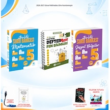 Çanta Yayınları 2026-2027 5. Sınıf Tüm Dersler 3 Kitap Mat-sos Soru/fen Defter Set