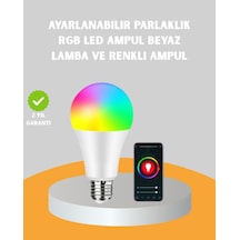 Uzaktan Kumandalı Akıllı Led Ampul Enerji Tasarruflu Çok Renkli 39567308
