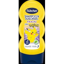 Bübchen Çocuk Şampuanı Ve Duş Jeli 2'si 1 Arada Pokemon Hassas Çocuk Cildinin Nemini Korur