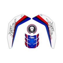 GP Kompozit Honda Africa Twin CRF1000L Adventure 2016-2019 Uyumlu Tank Pad Seti Mavi