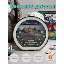 Gl Minecraft Çocuklar İçin Ahşap Para Kumbarası 205650312