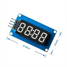 Alkatronik-Tm1637 4 Hane 4 Digit Dijital Seri 7 Segment Ekran Saat Iıc