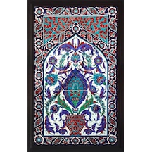 Armada Çini 60X100 Cm Ed 626 Göbekli Eldekoru Çini Pano