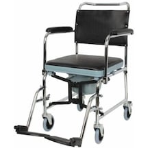 Medkimsan Klozetli Tekerlekli Sandalye | Tuvaletli Sandalye | Banyo Sandalyesi