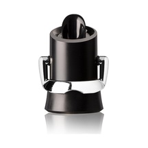 Vacu Vin Şampanya Kilit Ağızlı Ve Damla Korumalı - Siyah Kutulu - Siyah