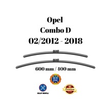 Opel Combo D 2012 2013 2014 2015 2016 2017 2018 Uyumlu Ön Cam Silecek Süpürgesi Takımı 600/400mm Silbak Sb2416c