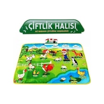 Türkçe Konuşan Eğitici Çiftlik Oyun Halısı 60 CM