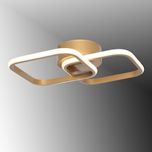 Tt405-2-Esk Tt Aydınlatma Eskitme Boyalı 2 Li Kare Led Avize