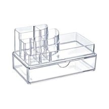 8 Bölmeli Çekmeceli Podyum Makyaj Organizer /cn.524.00 Akrilik Beyaz Diğer