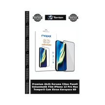 Premium Akıllı Koruma Cihaz Paneli Dokunmatik FilmApple iPhone Uyumlu 13 Pro Max Temperli Cam Ekran Koruyucu 6d