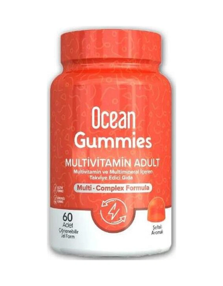 Orzax Ocean Gummies Multivimatimin Adult 60 Adet Çiğnenebilir Jel Form