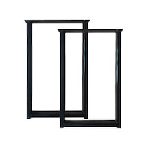 İlgitrafik Masa Ayağı Ağaç Kütük Bahçe Mobilya Ayakları Metal Ayak 50X75 Cm (374988727)