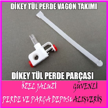 Tül Dikey Perde Vagon Takımı-Tül Dikey Perde Parçası-Tül Dikey Pe