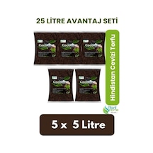 25 Lt Organik Cocopeat Toprak - 5 5 Lt Paket %100 Hindistan Cevizi Torfu Hava Alan Ve Su Tutucu 25 L