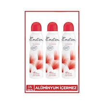 3 Adet Emotion Romance Kadın Vegan Deodorant 150 Ml Hızlı Kurur, Leke Bırakmaz Diğer