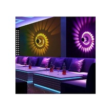 Spiral Duvar Lambası, 3w Renkli Rgb Spiral Delikli Duvar Lambası, Alüminyum Duvar Lambası Diğer