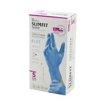 Reflex Slimfit Glove Kod-027 Latex Muayene Eldiven 100'lu Mavi Lateks Pudrasız