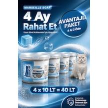 ZeniCat Premium Özel Solüsyonlu Marsilya Sabunlu Bentonit Kedi Kumu 4 Al 3 Öde – Güçlü Topaklanma