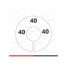 Arka / Ön Baskılı Depo-Stok Beden AYRACI (40)