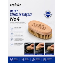 Edde Araba Araç Oto Yıkama At Kılı Detay Fırçası Detailing Fırçası Detaylı Temizlik Fırçası No:4 1