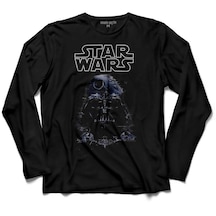 Star Wars Darth Vader Yıldız Savaşları Uzun Kollu T-shirt Baskılı Çocuk T-shirt 001
