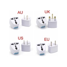 1 Adet Evrensel Abd İngiltere Au Ab Tak Abd Euro Avrupa Seyahat Duvar Ac Güç Diğer ' Beyaz