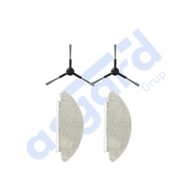 Viomi V5 V5 Pro Alpha 2 Pro Uyumlu 2 Yan Fırça 2 Mop Pkt-iasgf0001036