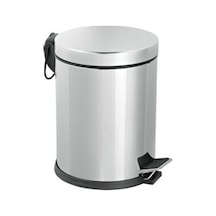 Çelik Ayna Pedallı-727 Krom Metal Çöp Kovası 727 8lt Diğer