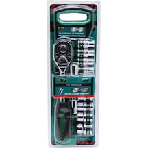 Cr-v Socket Set 12 Parça 1/2 İnç Vakumlu Lokma Seti 4434