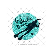 Hbg58 Scuba Dalisi Yazili Etiket