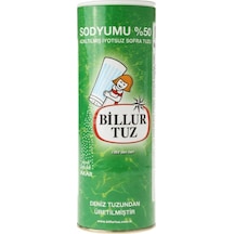 Billur Tuz Sodyumu %50 Azaltılmış İyotsuz Sofra Tuzu 500 G