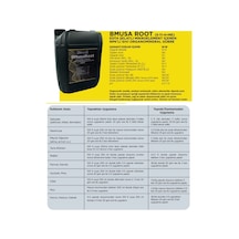 Bmusa Root Npk Lı Sıvı Organominarel Gübre 5 Lt 5 L