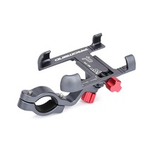 Promend-güçlü Alüminyum Alaşım Bisiklet Telefon Dağı Bisiklet Y13312tı Gri