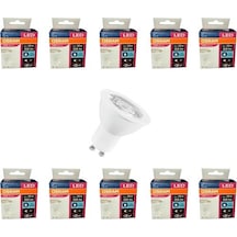 Osram 4.5W Gu10 Led Ampul 10 Adet Sarı Işık 3000K Spot Ampul