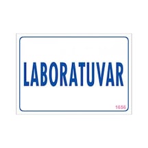 SÖNSAN UYARI LEVHALARI "LABORATUVAR" PVC 17,5*25