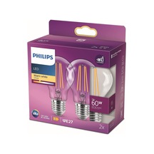 Led Classic 60w A60 Filament Ampul, 2700 Sarı Işık, E27 Normal Duy, Dim Edilmez 2'li Ekopaket